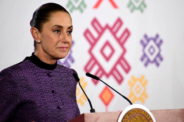 MexicoÃ¢â‚¬â ¢s President Claudia Sheinbaum Pardo speaks about the measles outbreak and vaccination campaigns during a briefing conference at the National Palace. on January 20, 2026, in Mexico City, Mexico. Mexico City Mexico - ZUMAe321 20260120_zia_e321_005 Copyright: xLuisxBarronx