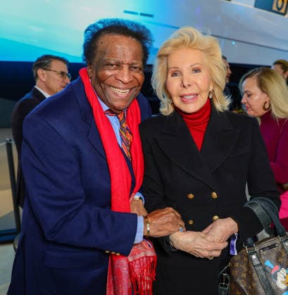 boot Messe Blue Motion Night 2026 Guest of honor pop star Roberto Blanco with Ute Ohoven, UNESCO Special Ambassador and founder of the YOU Foundation have known each other for over 30 years Düsseldorf boot Messe NRW Germany