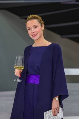 boot Messe Blue Motion Night 2026 Actress Friederike Linke inserts Seeler on RTL in an outfit by PioO kan Düsseldorf boot Messe NRW Germany