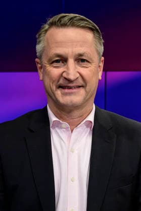 GER, Berlin, studio, guest on maischberger, political talk show, TV, format, with host Sandra Maischberger, Das Erste, from Adlershof at Studio 20, pictured from left Nikolaus Blome RTL ntv , January 20, 2026, Copyright: HMBxMedia UwexKoch