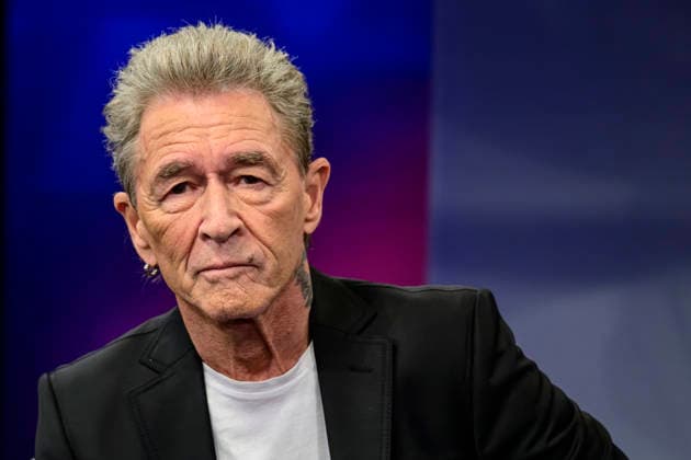 GER, Berlin, studio, guest on maischberger, political talk show, TV, format, with host Sandra Maischberger, Das Erste, from Adlershof at Studio 20, pictured from left Peter Maffay musician , January 20, 2026, Copyright: HMBxMedia UwexKoch