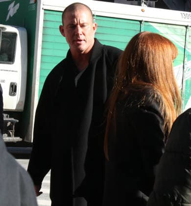 January 20 2026 Channing Tatum press tour for Magic Mike Live! on Broadway in New York.January 20 2026 Copyright: xRW Mediapunchx