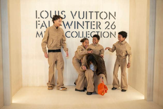 PFW Louis Vuitton Photocall EB Pharrell Williams wife Helen Lasichanh (2R) and their children attends the Louis Vuitton Menswear Fall Winter 2026-2027 show as part of Paris Fashion Week on January 20, 2026 in Paris, France. Photo by Eliot Blondet ABACAPRESS.COM Paris France France  Copyright: xBlondetxEliot ABACAx