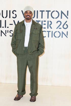 Tyshawn Jones - Photocall of the Vuitton Show, Menswear Fall Win Collection as part of Paris Fashion Week, France, January, 2026 Olivier Borde Bestimage Photocall of the Vuitton Show, Menswear Fall Win Collection as part of Paris Fashion Week, France, January, 2026 Olivier Borde Bestimage Vienna Austria  Copyright: xOLIVIERxBORDEx xBESTIMAGExOLIVIERxBORDEx xBESTIMAGEx