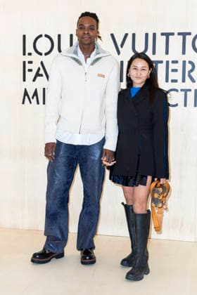 Enzo Lefort, Kitesy Martin - Photocall of the Vuitton Show, Menswear Fall Win Collection as part of Paris Fashion Week, France, January, 2026 Olivier Borde Bestimage Photocall of the Vuitton Show, Menswear Fall Win Collection as part of Paris Fashion Week, France, January, 2026 Olivier Borde Bestimage Vienna Austria  Copyright: xOLIVIERxBORDEx xBESTIMAGExOLIVIERxBORDEx xBESTIMAGEx