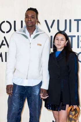 Enzo Lefort, Kitesy Martin - Photocall of the Vuitton Show, Menswear Fall Win Collection as part of Paris Fashion Week, France, January, 2026 Olivier Borde Bestimage Photocall of the Vuitton Show, Menswear Fall Win Collection as part of Paris Fashion Week, France, January, 2026 Olivier Borde Bestimage Vienna Austria  Copyright: xOLIVIERxBORDEx xBESTIMAGExOLIVIERxBORDEx xBESTIMAGEx