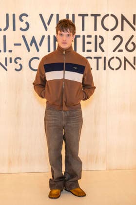 PFW Louis Vuitton Photocall EB Finn Bennett attends the Louis Vuitton Menswear Fall Winter 2026-2027 show as part of Paris Fashion Week on January 20, 2026 in Paris, France. Photo by Eliot Blondet ABACAPRESS.COM Paris France France  Copyright: xBlondetxEliot ABACAx
