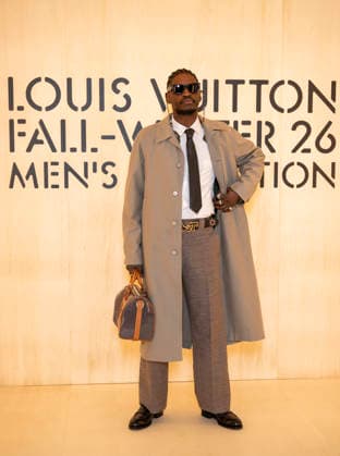 PFW Louis Vuitton Photocall EB A$AP Nast attends the Louis Vuitton Menswear Fall Winter 2026-2027 show as part of Paris Fashion Week on January 20, 2026 in Paris, France. Photo by Eliot Blondet ABACAPRESS.COM Paris France France  Copyright: xBlondetxEliot ABACAx