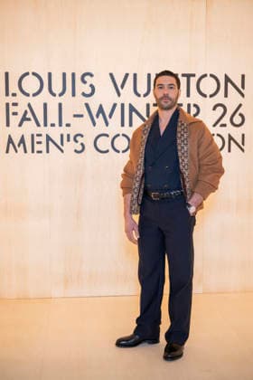 PFW Louis Vuitton Photocall EB Tahar Rahim attends the Louis Vuitton Menswear Fall Winter 2026-2027 show as part of Paris Fashion Week on January 20, 2026 in Paris, France. Photo by Eliot Blondet ABACAPRESS.COM Paris France France  Copyright: xBlondetxEliot ABACAx