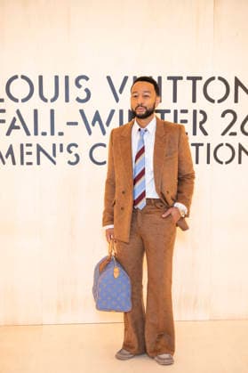 PFW Louis Vuitton Photocall EB John Legend attends the Louis Vuitton Menswear Fall Winter 2026-2027 show as part of Paris Fashion Week on January 20, 2026 in Paris, France. Photo by Eliot Blondet ABACAPRESS.COM Paris France France  Copyright: xBlondetxEliot ABACAx