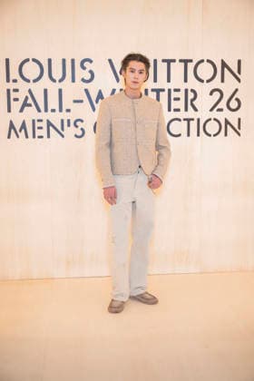 PFW Louis Vuitton Photocall EB Dylan Wang attends the Louis Vuitton Menswear Fall Winter 2026-2027 show as part of Paris Fashion Week on January 20, 2026 in Paris, France. Photo by Eliot Blondet ABACAPRESS.COM Paris France France  Copyright: xBlondetxEliot ABACAx