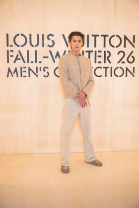 PFW Louis Vuitton Photocall EB Dylan Wang attends the Louis Vuitton Menswear Fall Winter 2026-2027 show as part of Paris Fashion Week on January 20, 2026 in Paris, France. Photo by Eliot Blondet ABACAPRESS.COM Paris France France  Copyright: xBlondetxEliot ABACAx