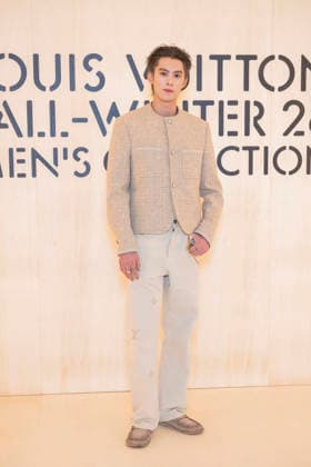 PFW Louis Vuitton Photocall EB Dylan Wang attends the Louis Vuitton Menswear Fall Winter 2026-2027 show as part of Paris Fashion Week on January 20, 2026 in Paris, France. Photo by Eliot Blondet ABACAPRESS.COM Paris France France  Copyright: xBlondetxEliot ABACAx