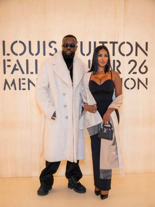 PFW Louis Vuitton Photocall EB Maître Gims attends the Louis Vuitton Menswear Fall Winter 2026-2027 show as part of Paris Fashion Week on January 20, 2026 in Paris, France. Photo by Eliot Blondet ABACAPRESS.COM Paris France France  Copyright: xBlondetxEliot ABACAx