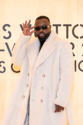 PFW Louis Vuitton Photocall EB Maître Gims attends the Louis Vuitton Menswear Fall Winter 2026-2027 show as part of Paris Fashion Week on January 20, 2026 in Paris, France. Photo by Eliot Blondet ABACAPRESS.COM Paris France France  Copyright: xBlondetxEliot ABACAx