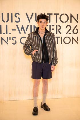PFW Louis Vuitton Photocall EB Nattawat Jirochtikul aka Fourth attends the Louis Vuitton Menswear Fall Winter 2026-2027 show as part of Paris Fashion Week on January 20, 2026 in Paris, France. Photo by Eliot Blondet ABACAPRESS.COM Paris France France  Copyright: xBlondetxEliot ABACAx