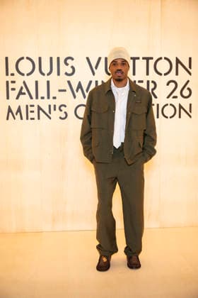 PFW Louis Vuitton Photocall EB Tyshawn Jones attends the Louis Vuitton Menswear Fall Winter 2026-2027 show as part of Paris Fashion Week on January 20, 2026 in Paris, France. Photo by Eliot Blondet ABACAPRESS.COM Paris France France  Copyright: xBlondetxEliot ABACAx