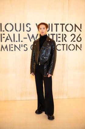 PFW Louis Vuitton Photocall EB Jackson Wang attends the Louis Vuitton Menswear Fall Winter 2026-2027 show as part of Paris Fashion Week on January 20, 2026 in Paris, France. Photo by Eliot Blondet ABACAPRESS.COM Paris France France  Copyright: xBlondetxEliot ABACAx