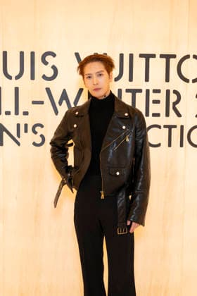 PFW Louis Vuitton Photocall EB Jackson Wang attends the Louis Vuitton Menswear Fall Winter 2026-2027 show as part of Paris Fashion Week on January 20, 2026 in Paris, France. Photo by Eliot Blondet ABACAPRESS.COM Paris France France  Copyright: xBlondetxEliot ABACAx