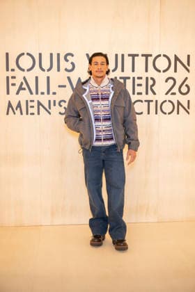 PFW Louis Vuitton Photocall EB Emilio Sakraya Moutaoukkil attends the Louis Vuitton Menswear Fall Winter 2026-2027 show as part of Paris Fashion Week on January 20, 2026 in Paris, France. Photo by Eliot Blondet ABACAPRESS.COM Paris France France  Copyright: xBlondetxEliot ABACAx