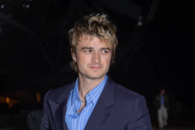 Louis Vuitton Menswear Fall Winter 2026-2027 Arrivals Joe Keery attends the Louis Vuitton Menswear Fall Winter 2026-2027 show as part of Paris Fashion Week on January 20, 2026 in Paris, France. Photo by Nasser Berzane ABACAPRESS.COM Paris France  Copyright: xBerzanexNasser ABACAx