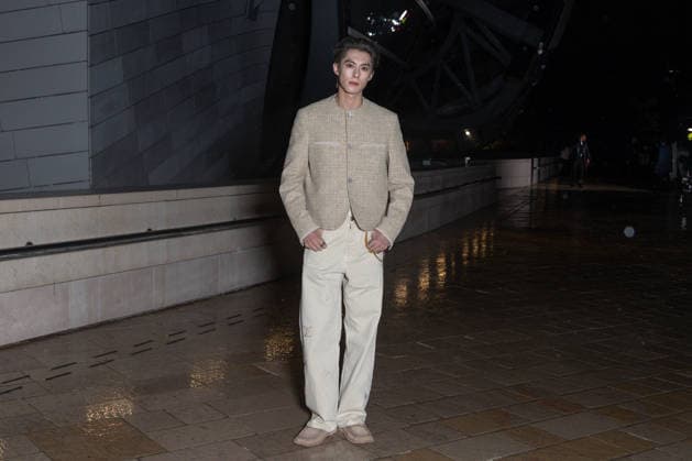 Louis Vuitton Menswear Fall Winter 2026-2027 Arrivals Dylan Wang attends the Louis Vuitton Menswear Fall Winter 2026-2027 show as part of Paris Fashion Week on January 20, 2026 in Paris, France. Photo by Nasser Berzane ABACAPRESS.COM Paris France  Copyright: xBerzanexNasser ABACAx
