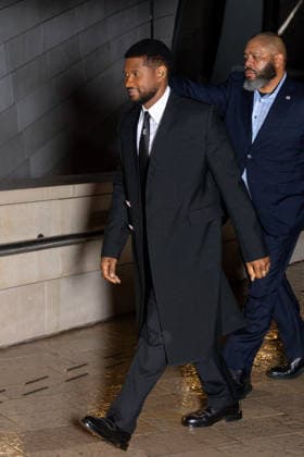 Louis Vuitton Menswear Fall Winter 2026-2027 Arrivals Usher attends the Louis Vuitton Menswear Fall Winter 2026-2027 show as part of Paris Fashion Week on January 20, 2026 in Paris, France. Photo by Nasser Berzane ABACAPRESS.COM Paris France  Copyright: xBerzanexNasser ABACAx