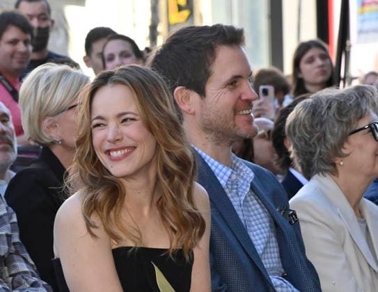 Actress Rachel McAdams and her lifelong partner, screenwriter Jamie Linden make rare joint appearance during an unveiling ceremony honoring her with the 2, 833rd star on the Hollywood Walk of Fame in Los Angeles on Tuesday, January 20, 2026.  LAP2026012029 JIMxRUYMEN