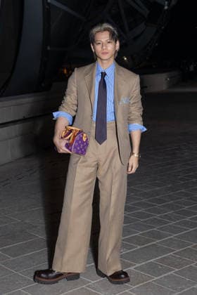 Louis Vuitton Menswear Fall Winter 2026-2027 Arrivals Sho Hirano attends the Louis Vuitton Menswear Fall Winter 2026-2027 show as part of Paris Fashion Week on January 20, 2026 in Paris, France. Photo by Nasser Berzane ABACAPRESS.COM Paris France  Copyright: xBerzanexNasser ABACAx