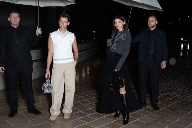 Louis Vuitton Menswear Fall Winter 2026-2027 Arrivals George Tabor-King, Alisa Volskaya attends the Louis Vuitton Menswear Fall Winter 2026-2027 show as part of Paris Fashion Week on January 20, 2026 in Paris, France. Photo by Nasser Berzane ABACAPRESS.COM Paris France  Copyright: xBerzanexNasser ABACAx