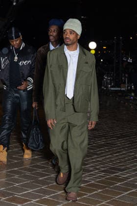Louis Vuitton Menswear Fall Winter 2026-2027 Arrivals Tyshawn Jones attends the Louis Vuitton Menswear Fall Winter 2026-2027 show as part of Paris Fashion Week on January 20, 2026 in Paris, France. Photo by Nasser Berzane ABACAPRESS.COM Paris France  Copyright: xBerzanexNasser ABACAx