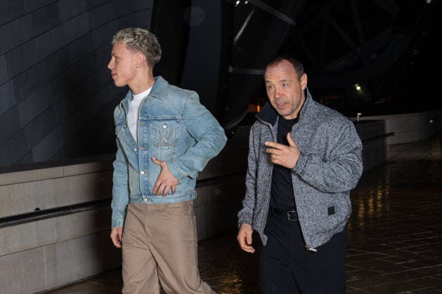 Louis Vuitton Menswear Fall Winter 2026-2027 Arrivals Stephen Graham and his son Alfie Graham attends the Louis Vuitton Menswear Fall Winter 2026-2027 show as part of Paris Fashion Week on January 20, 2026 in Paris, France. Photo by Nasser Berzane ABACAPRESS.COM Paris France  Copyright: xBerzanexNasser ABACAx
