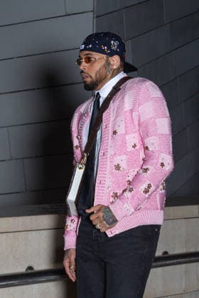 Louis Vuitton Menswear Fall Winter 2026-2027 Arrivals Chris Brown attends the Louis Vuitton Menswear Fall Winter 2026-2027 show as part of Paris Fashion Week on January 20, 2026 in Paris, France. Photo by Nasser Berzane ABACAPRESS.COM Paris France  Copyright: xBerzanexNasser ABACAx