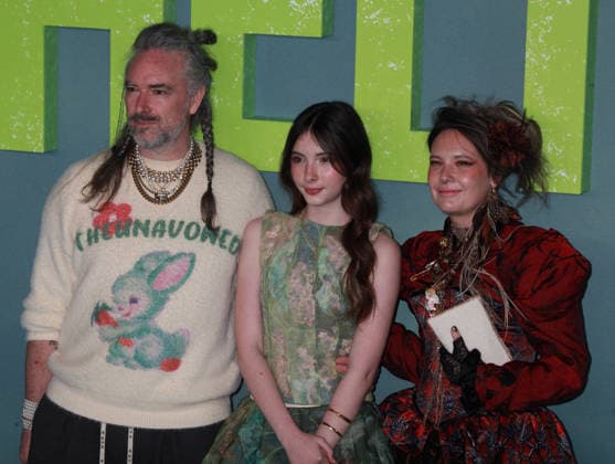Shelter film premiere London, UK. Bodhi Rae Breathnach (centre) at the Shelter film premiere. Leicester Square. 20th January 2026. LMK11-S200126 001. Steve Bealing Landmark Media 