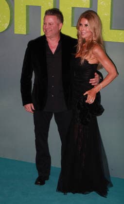 Shelter film premiere London, UK. Ric Roman Waugh and Tanya Waugh at the Shelter film premiere. Leicester Square. 20th January 2026. LMK11-S200126 001. Steve Bealing Landmark Media 