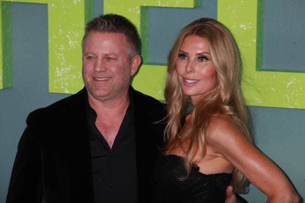 Shelter film premiere London, UK. Ric Roman Waugh and Tanya Waugh at the Shelter film premiere. Leicester Square. 20th January 2026. LMK11-S200126 001. Steve Bealing Landmark Media 