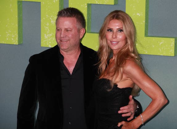 Shelter film premiere London, UK. Ric Roman Waugh and Tanya Waugh at the Shelter film premiere. Leicester Square. 20th January 2026. LMK11-S200126 001. Steve Bealing Landmark Media 