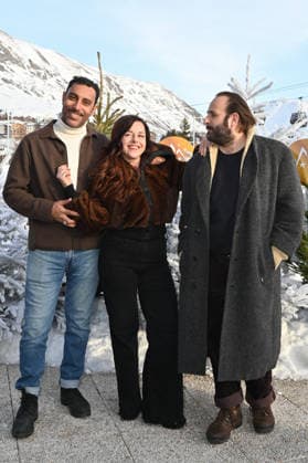 29th Comedy Film Festival - C est Qui L Amour - L Alpe Du Huez Lyes Salem, Laure Calamy and Vincent Macaigne attending the photocall of C’est quoi l’amour ? the 29th Comedy Film Festival in L Alpe d’Huez, France, on January 20, 2026. Photo by Mireille Ampilhac ABACAPRESS.COM L Alpe Du Huez France  Copyright: xAmpilhacxMireille ABACAx