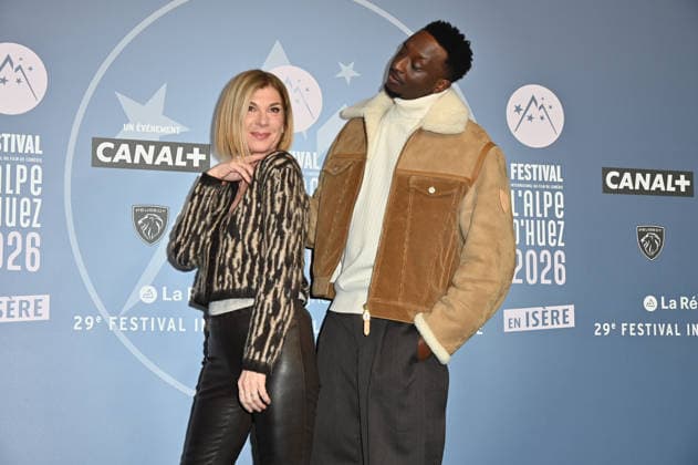 29th Comedy Film Festival - L Alpe Du Huez Michele Laroque and Ahmed Sylla posing for a photocall during the 29th Comedy Film Festival in L Alpe d’Huez, France, on January 20, 2026. Photo by Mireille Ampilhac ABACAPRESS.COM Paris France  Copyright: xAmpilhacxMireille ABACAx
