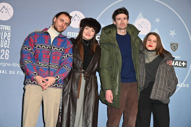 29th Comedy Film Festival - L Alpe Du Huez Margot Coriolan and Vladimir Volpert posing for a photocall during the 29th Comedy Film Festival in L Alpe d’Huez, France, on January 20, 2026. Photo by Mireille Ampilhac ABACAPRESS.COM Paris France  Copyright: xAmpilhacxMireille ABACAx