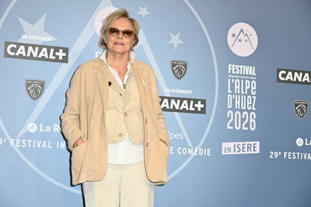 29th Comedy Film Festival - L Alpe Du Huez Muriel Robin posing for a photocall during the 29th Comedy Film Festival in L Alpe d’Huez, France, on January 20, 2026. Photo by Mireille Ampilhac ABACAPRESS.COM Paris France  Copyright: xAmpilhacxMireille ABACAx