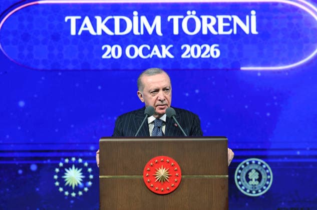 Turkish President Recep Tayyip Erdo?an participated in the Ministry of Culture Turkish President Recep Tayyip Erdo?an participated in the Ministry of Culture and Tourism s Living Human Treasures awards ceremony and delivered a speech at the event held at the Be?tepe Congress and Culture Center in the Presidential Complex in Ankara, Turkey. January 21, 2026. Photo by Turkish presidency apaimages Istanbul Istanbul Turkey 210126_Turkey_TPO_00(10) Copyright: xapaimagesxTurkishxpresidencyx xapaimagesx