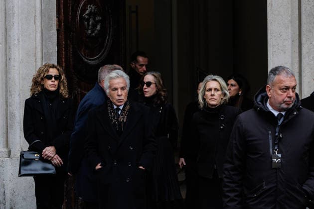 January 21, 2026, Rome, Italia, Italy: Valentino Garavani s funeral chapel, Giancarlo Giammetti . Rome, Italy 21 January 2026 Rome Italy  - ZUMAa289 20260121_zia_a289_007 Copyright: xFrancescoxFotiax