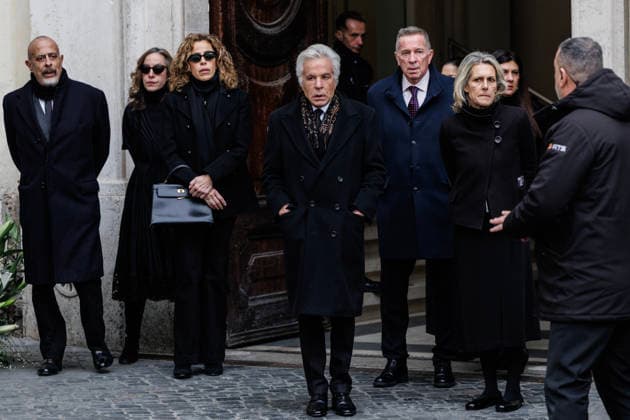 January 21, 2026, Rome, Italia, Italy: Valentino Garavani s funeral chapel, Giancarlo Giammetti . Rome, Italy 21 January 2026 Rome Italy  - ZUMAa289 20260121_zia_a289_008 Copyright: xFrancescoxFotiax
