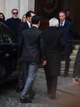 Rome, Death of Valentino Garavani - Chapel of Rest in Rome at his Foundation in Piazza Mignanelli - In the photo: GIANCARLO GIAMMETTI  Copyright: xVincenzoxLandix xipa-agency.netx xDxAngelo Landix IPA_Agency_IPA70364315
