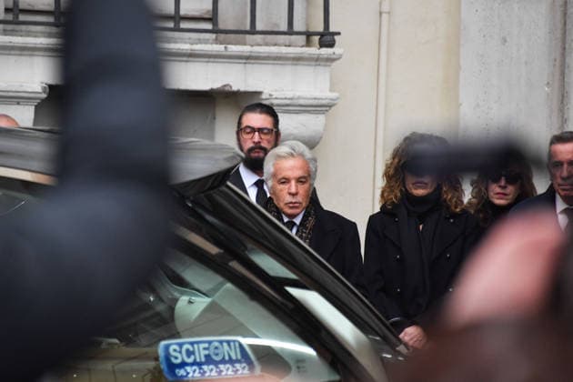 Rome, Death of Valentino Garavani - Chapel of Rest in Rome at his Foundation in Piazza Mignanelli - In the photo: GIANCARLO GIAMMETTI  Copyright: xVincenzoxLandix xipa-agency.netx xDxAngelo Landix IPA_Agency_IPA70364324