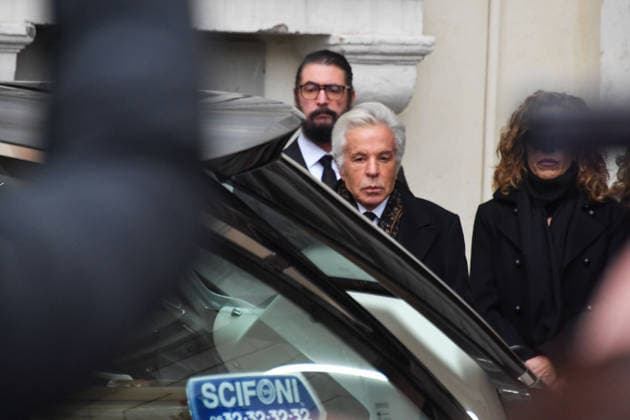 Rome, Death of Valentino Garavani - Chapel of Rest in Rome at his Foundation in Piazza Mignanelli - In the photo: GIANCARLO GIAMMETTI  Copyright: xVincenzoxLandix xipa-agency.netx xDxAngelo Landix IPA_Agency_IPA70364325