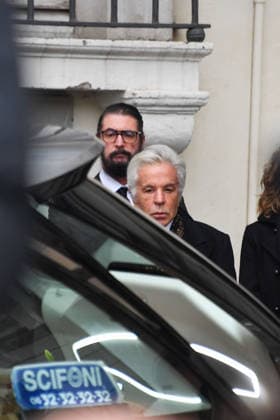Rome, Death of Valentino Garavani - Chapel of Rest in Rome at his Foundation in Piazza Mignanelli - In the photo: GIANCARLO GIAMMETTI  Copyright: xVincenzoxLandix xipa-agency.netx xDxAngelo Landix IPA_Agency_IPA70364327