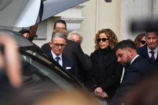 Rome, Death of Valentino Garavani - Chapel of Rest in Rome in his Foundation in Piazza Mignanelli - In the photo: Micaela Calabresi Marconi,  Copyright: xVincenzoxLandix xipa-agency.netx xDxAngelo Landix IPA_Agency_IPA70364342