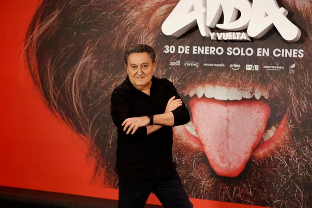 Photocall of the film Aída y Vuelta in Madrid The actor Mariano Pena poses at the photocall of the presentation of the film Aída y Vuelta at the Espacio Movistar in Gran Vía, on January 21, 2026, in Madrid Spain The film that will be the jump to the big screen of the series Aída on January 30, 2026 PHOTOCALL CINE AÍDA Y VUELTA PREMIERE JANUARY 21, 2026 Antonio Gutié Madrid Madrid Madrid Spain  Copyright: xAntonioxGutiÃ rrezx 7233843